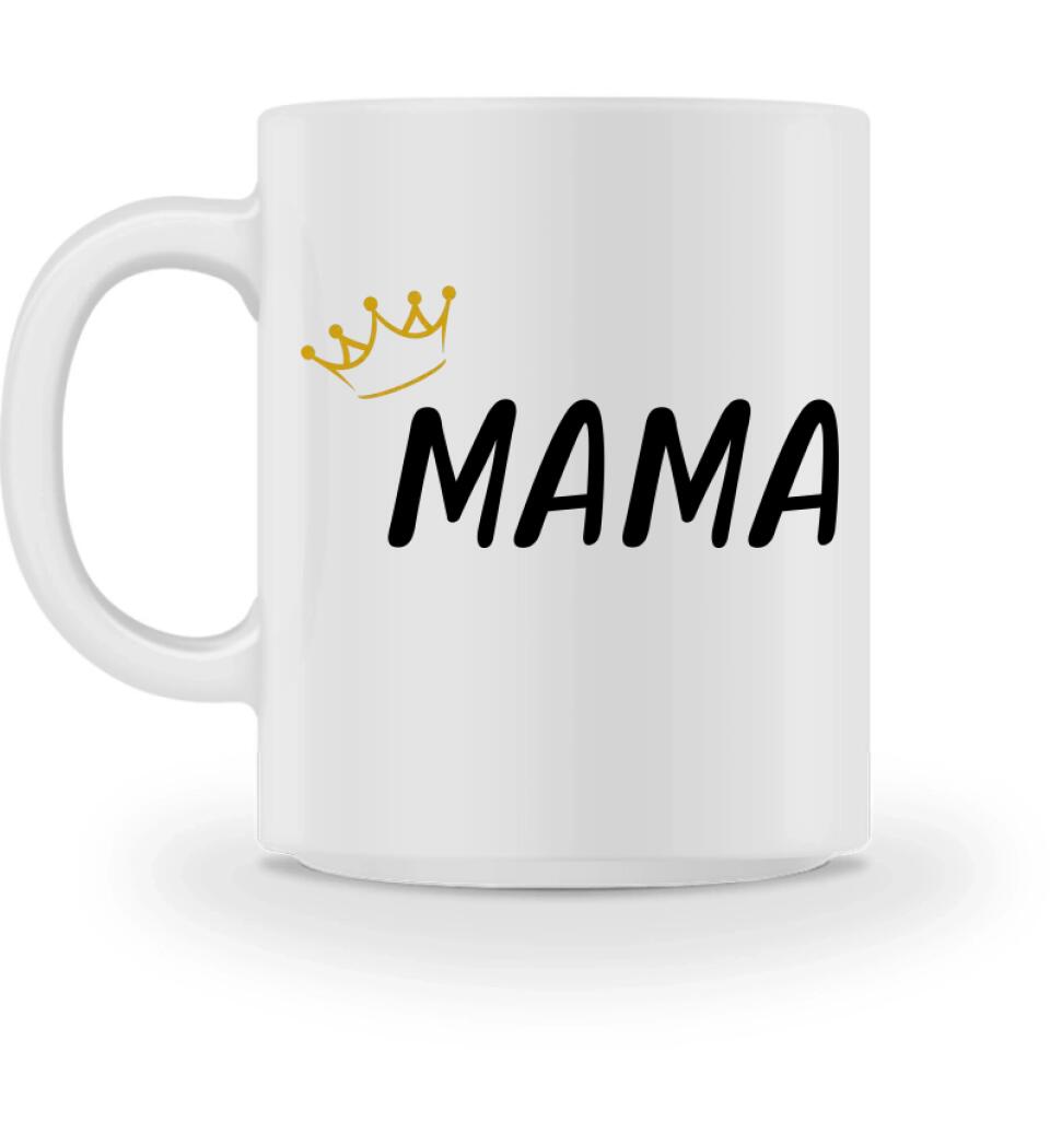 Mama Papa Mini Krone Tasse