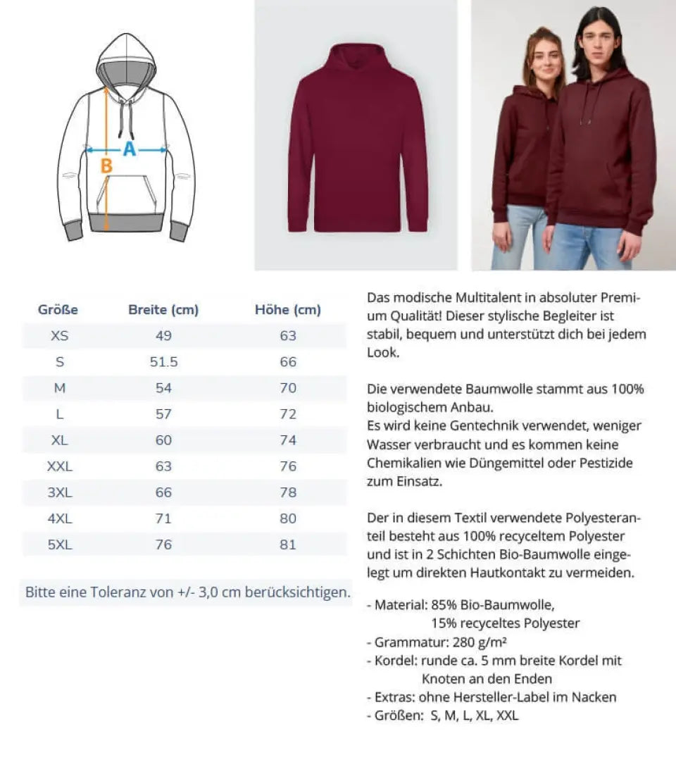 Meine Liebsten nennen mich Mama - Premium Hoodie personalisierbar