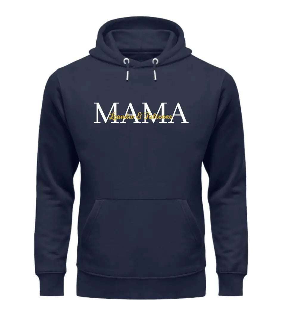 Mamas personalisierbarer Hoodie mit Kindernamen