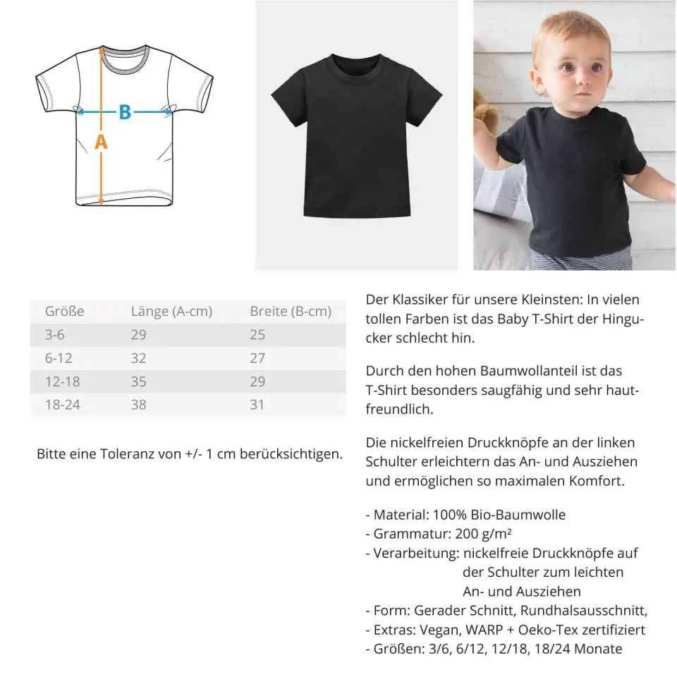 Baby Cross - Baby Body und T-Shirt