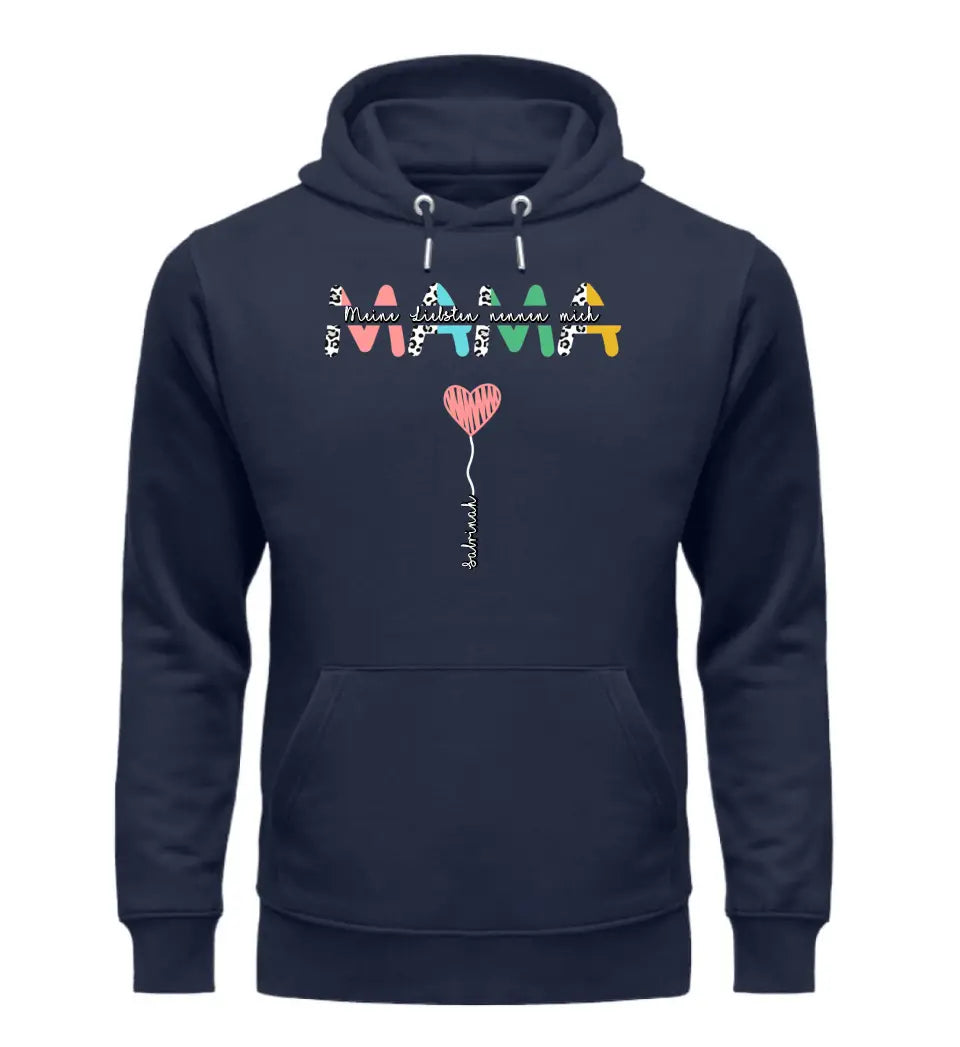 Meine Liebsten nennen mich Mama - Premium Hoodie personalisierbar