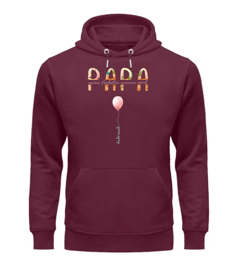 Meine Liebsten nennen mich Papa | Premium Hoodie mit Kindernamen personalisierbar