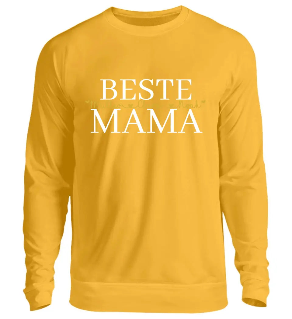 Beste Mama Premium Sweatshirt Pullover - viele Kindernamen personalisierbar