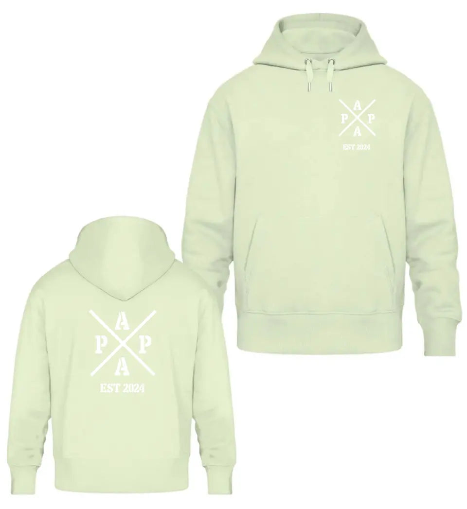 Papa Cross Premium Hoodie doppelseitig personalisierbar