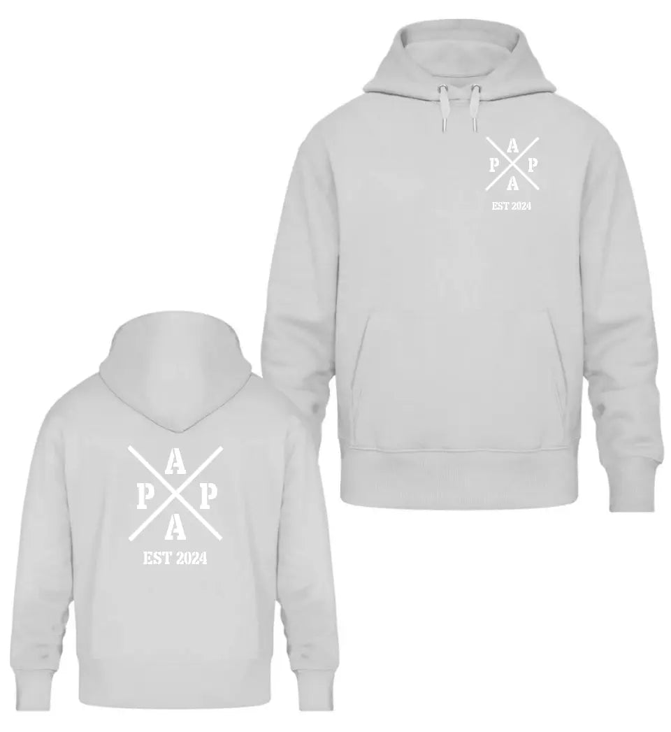 Papa Cross Premium Hoodie doppelseitig personalisierbar