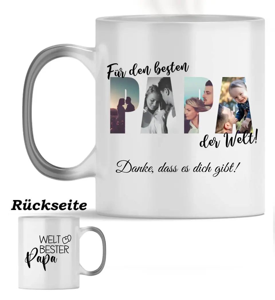 Foto Tasse für Papa personalisierbar