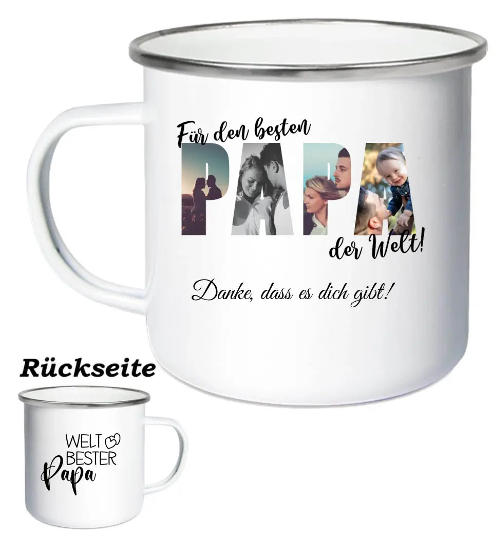 Foto Tasse für Papa personalisierbar