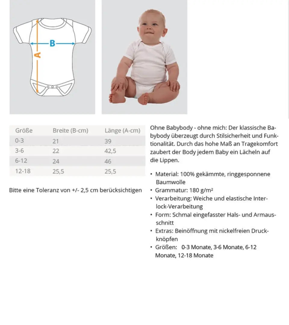 Baby Cross - Baby Body und T-Shirt