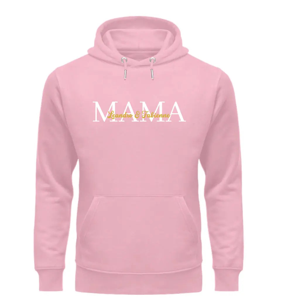 Mamas personalisierbarer Hoodie mit Kindernamen