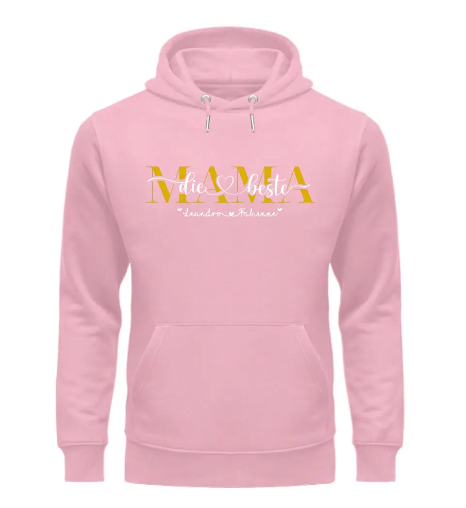 Die beste Mama Premium Hoodie personalisierbar