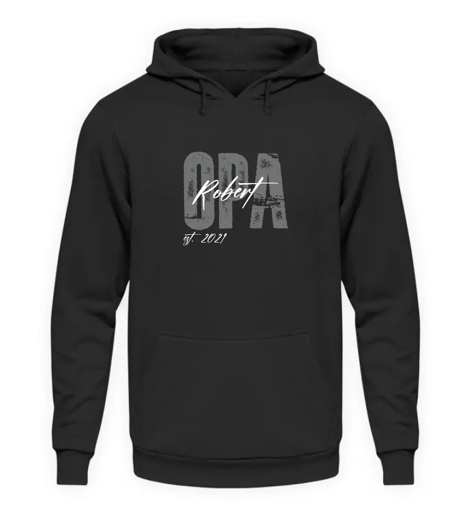 Opa Style-Statement Premium Hoodie - personalisiert mit Namen