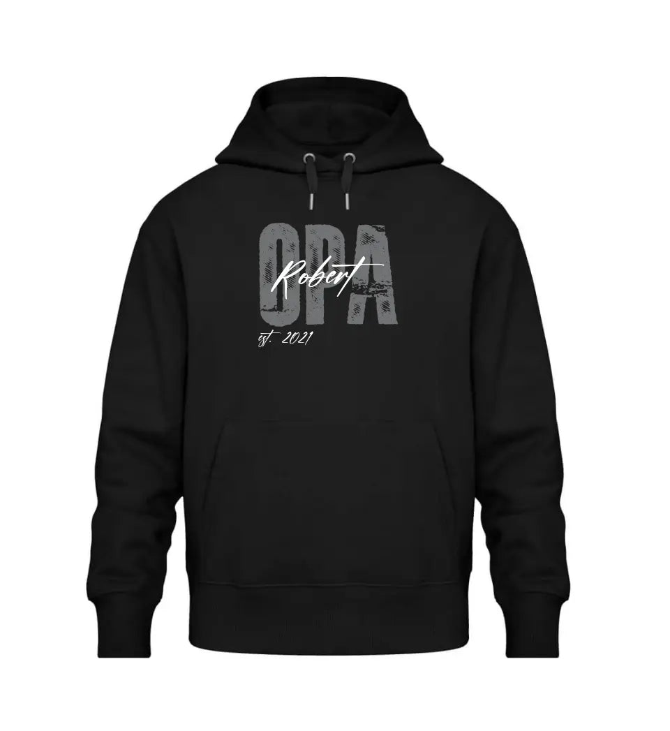 Opa Style-Statement Premium Hoodie - personalisiert mit Namen