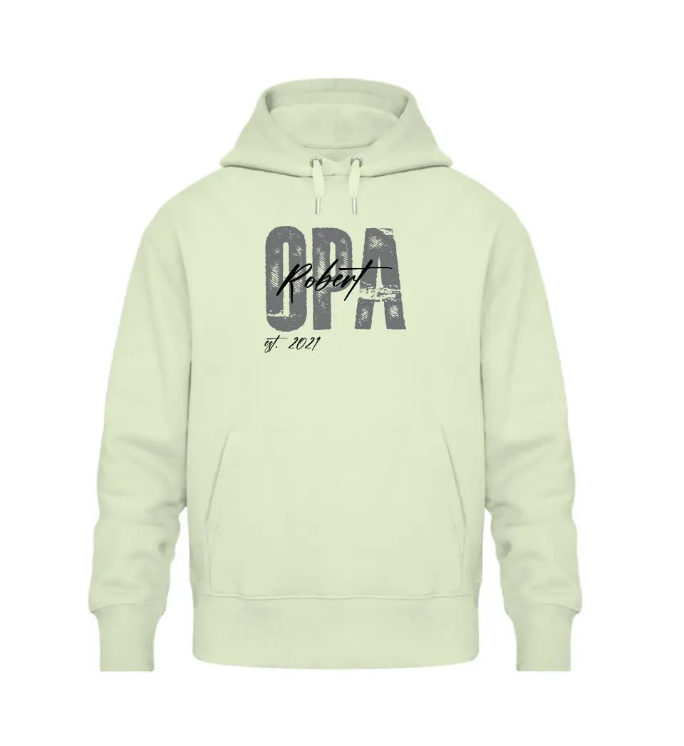 Opa Style-Statement Premium Hoodie - personalisiert mit Namen