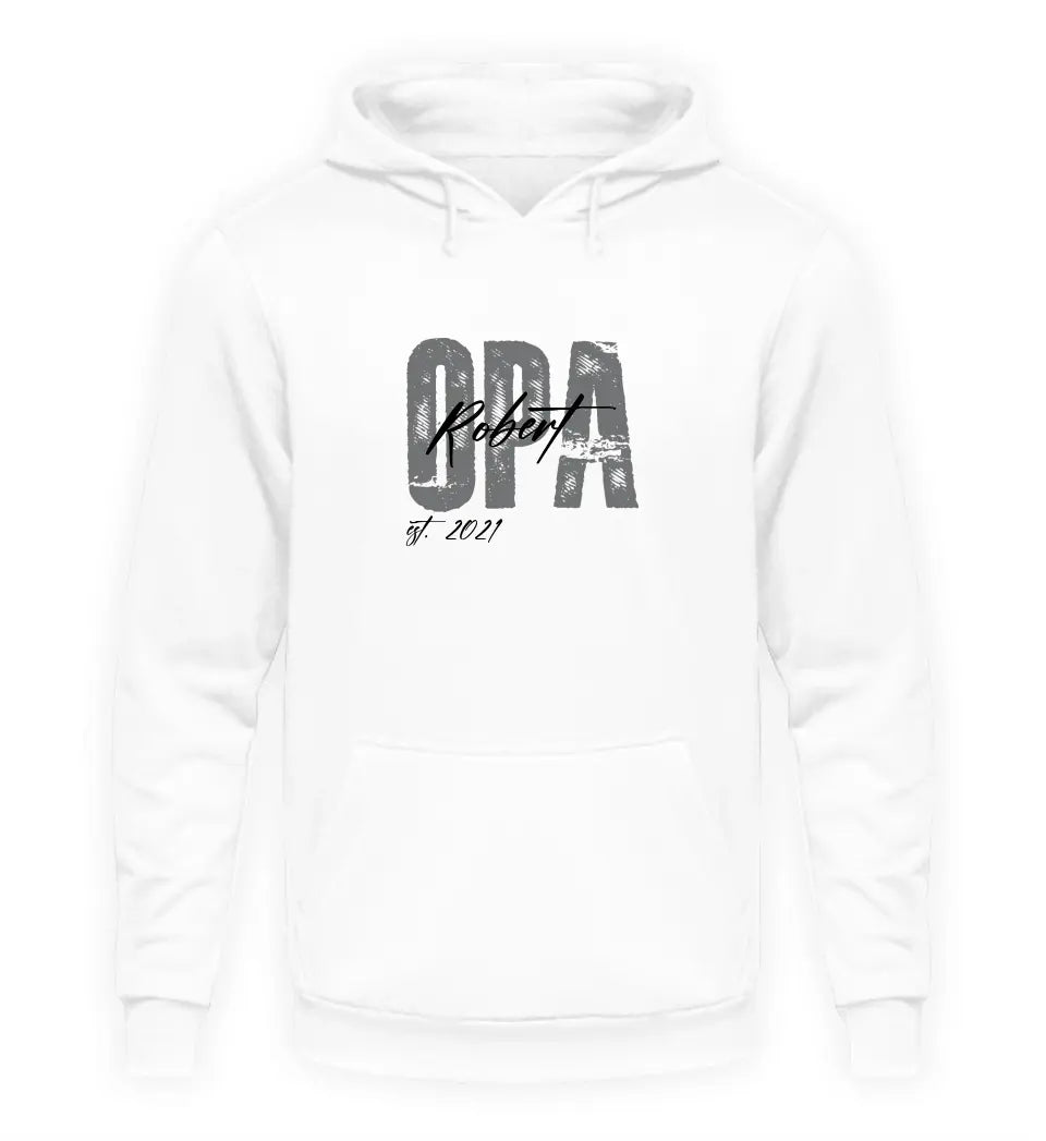 Opa Style-Statement Premium Hoodie - personalisiert mit Namen