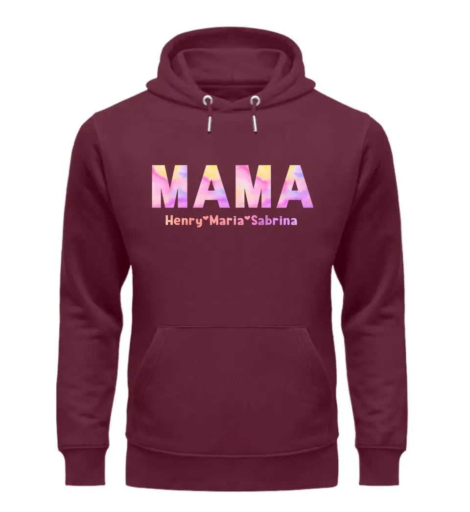 MAMA bunt Hoodie personalisierbar