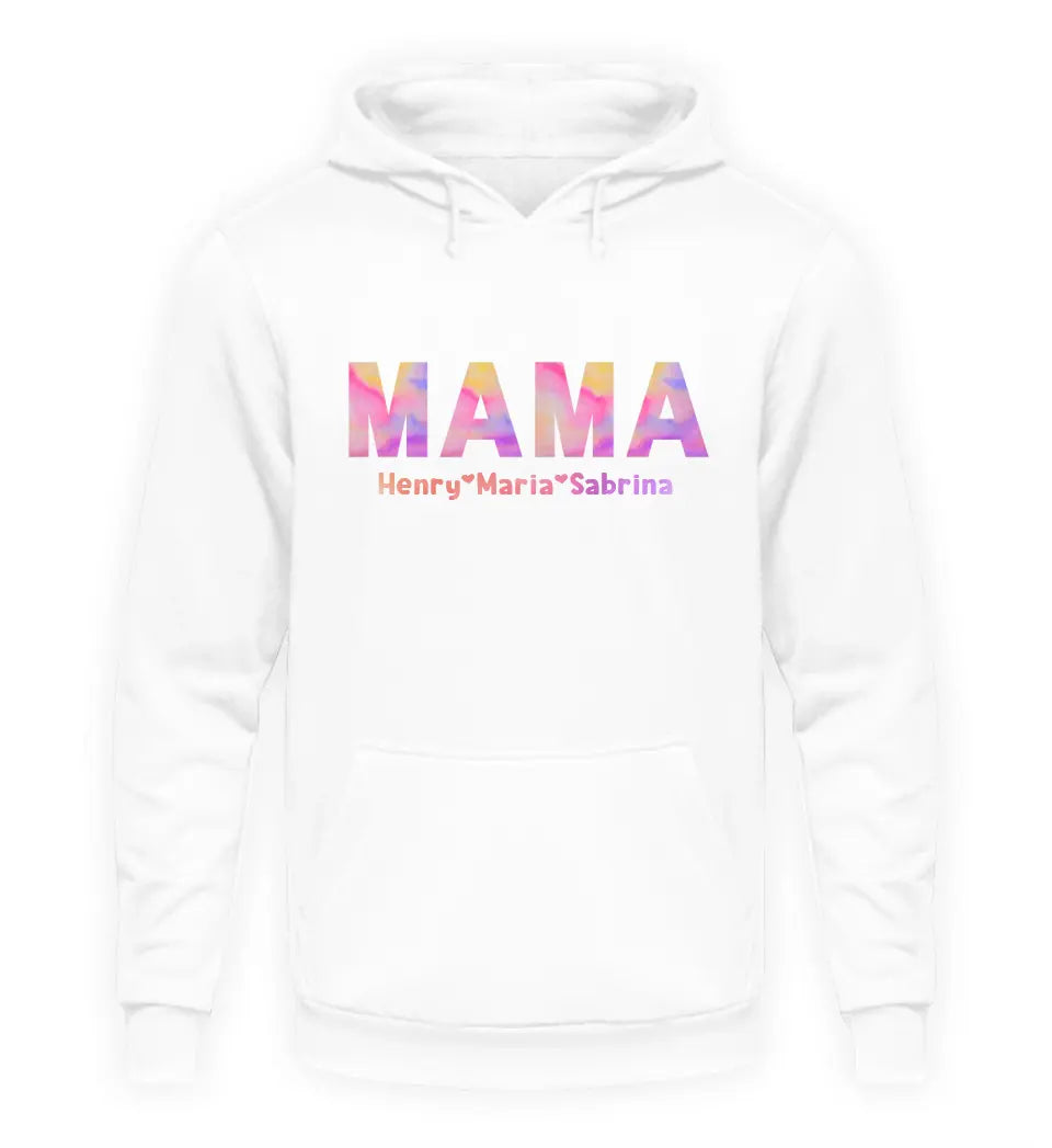 MAMA bunt Hoodie personalisierbar