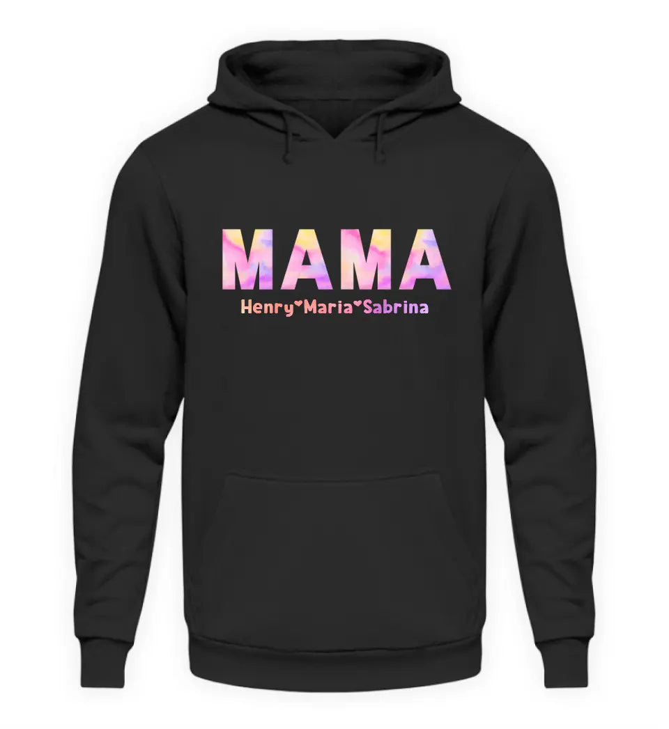 MAMA bunt Hoodie personalisierbar