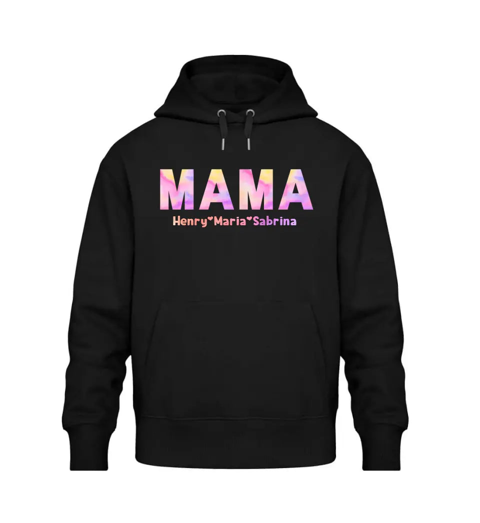 MAMA bunt Hoodie personalisierbar