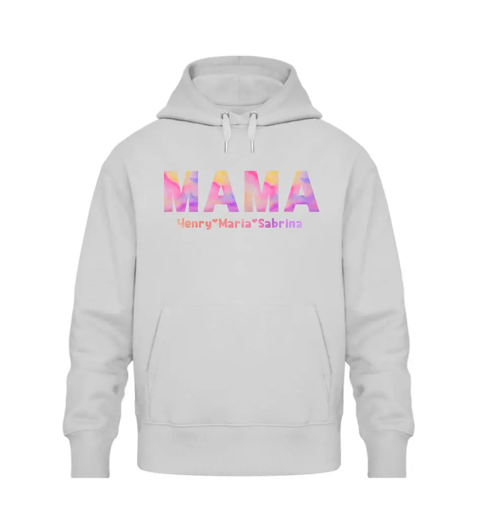 MAMA bunt Hoodie personalisierbar