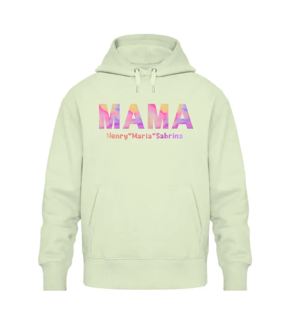 MAMA bunt Hoodie personalisierbar