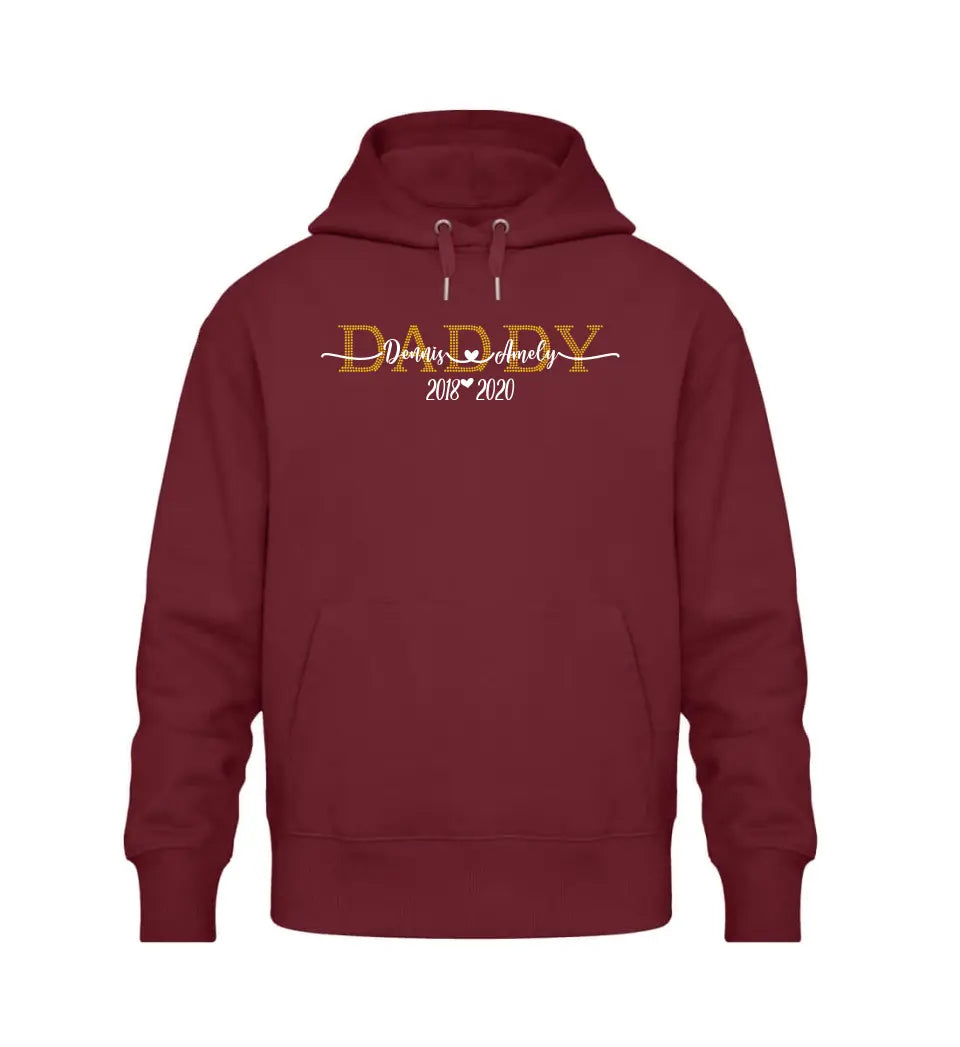 Mommy & Daddy Premium Hoodie personalisierbar