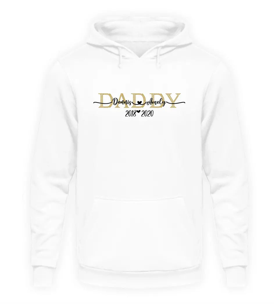 Mommy & Daddy Premium Hoodie personalisierbar