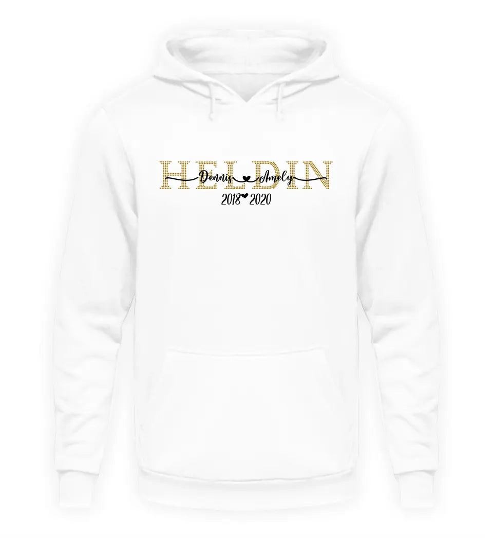 Heldin & Held Hoodie personalisierbar