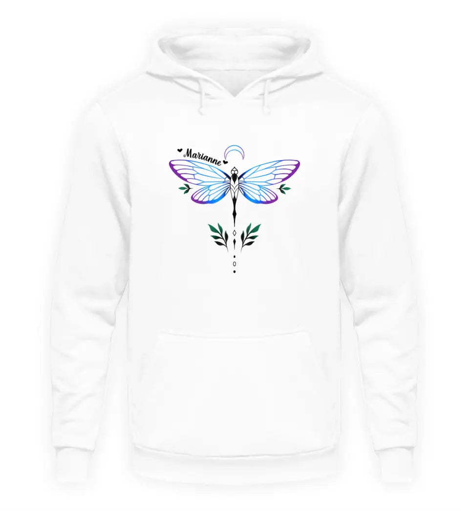 Libelle Premium Hoodie Namen personalisierbar