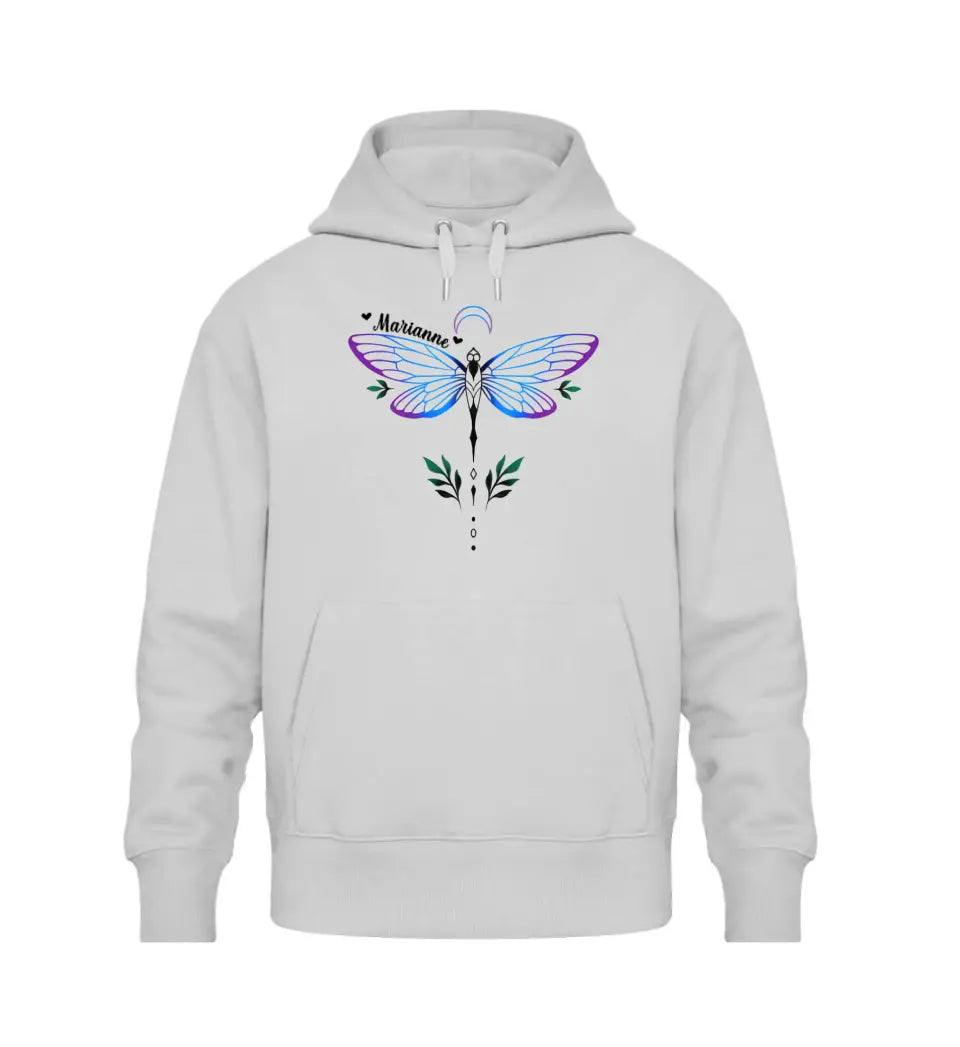 Libelle Premium Hoodie Namen personalisierbar