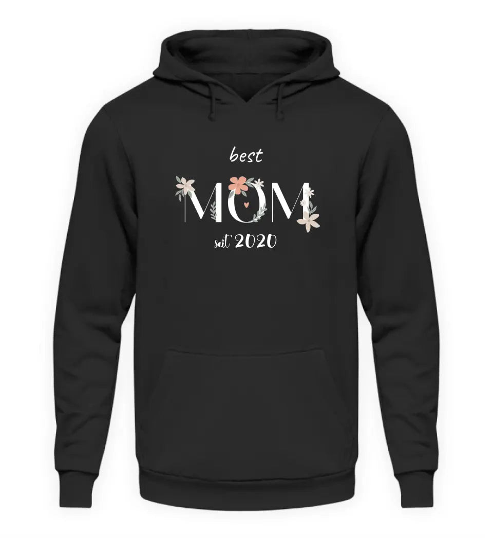 Best Mom Hoodie personalisierbar - PREMIUM Hoodie aus Biobaumwolle