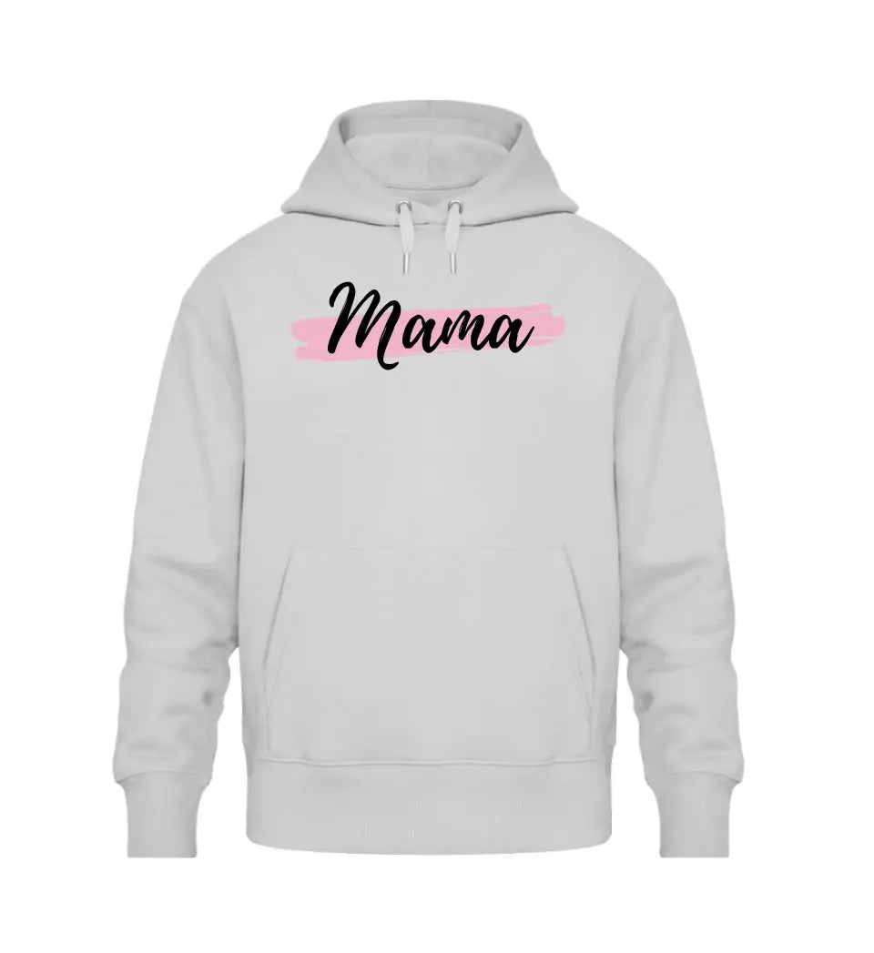 Mama Papa Oma Opa Premium Hoodie mit Farbstreifen - personalisierbar