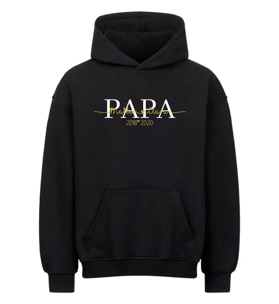 Papas personalisierbarer Premium Hoodie Springedition