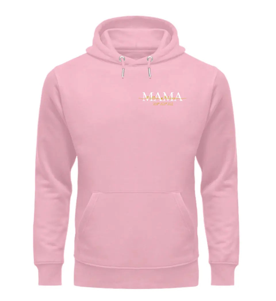 Mamas personalisierbarer Premium Hoodie | Brustmotiv