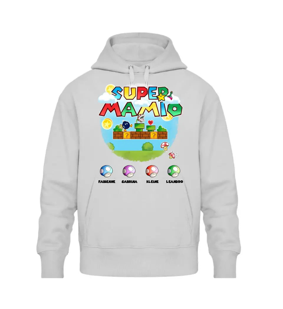 Super Mamio Premium Hoodie personalisierbar