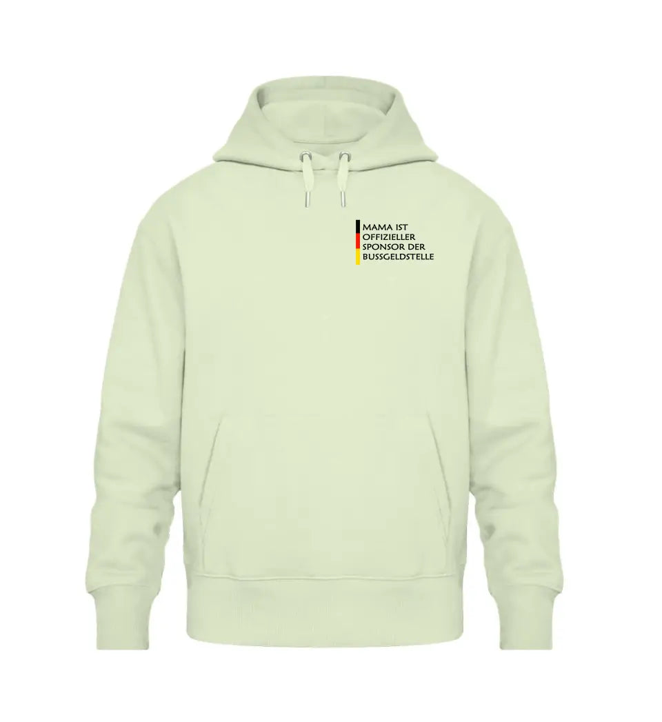 Premium Hoodie für Mama - Sponsor der Bussgeldstelle mit Name personalisierbar