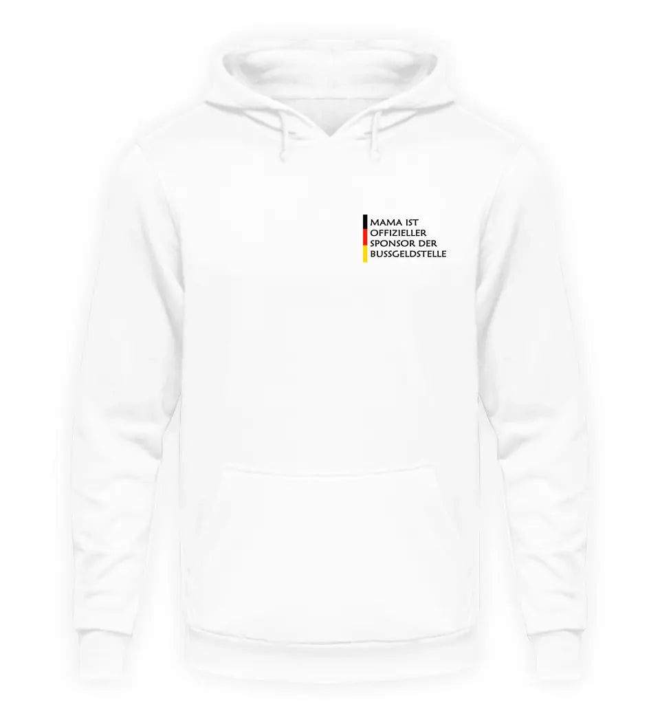 Premium Hoodie für Mama - Sponsor der Bussgeldstelle mit Name personalisierbar