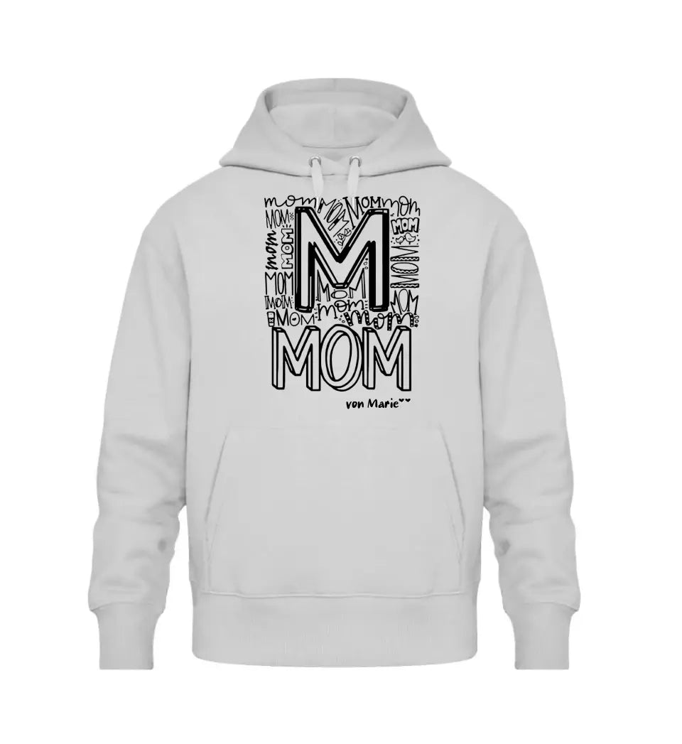 Premium Hoodie für Mama - Mom Graffiti mit Name und Text personalisierbar