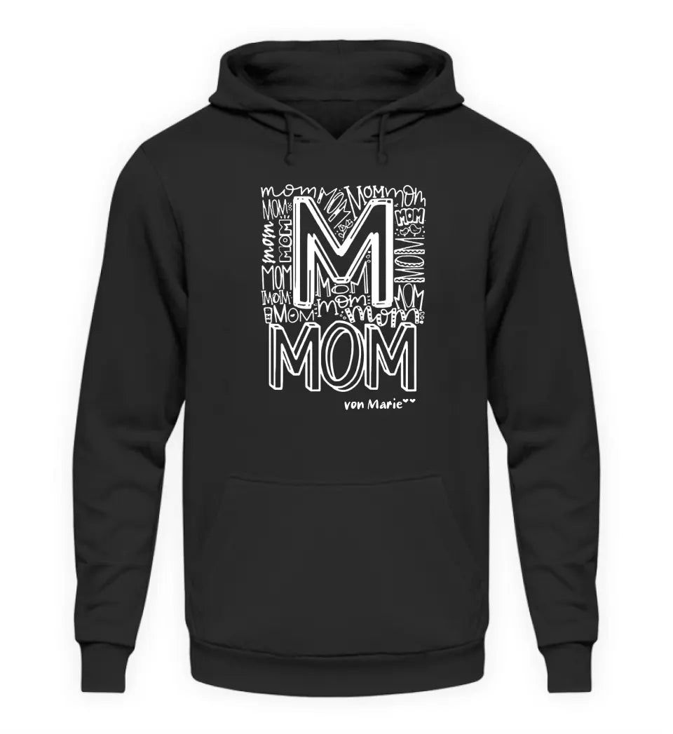 Premium Hoodie für Mama - Mom Graffiti mit Name und Text personalisierbar