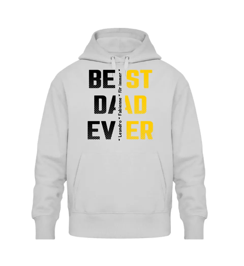 Premium Hoodie - Best Dad Ever mit Namen personalisiert