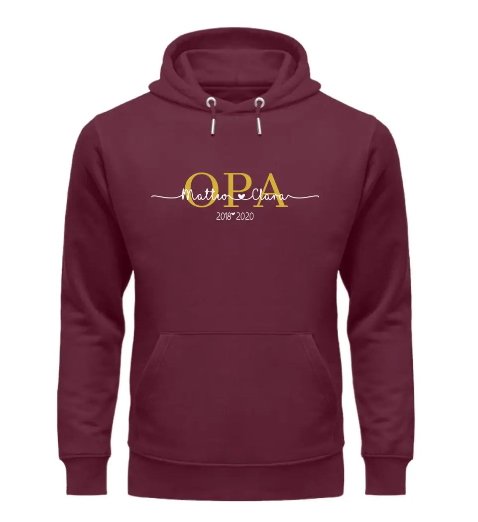 Opas personalisierbarer Premium Hoodie Springedition