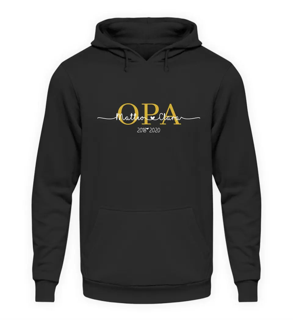 Opas personalisierbarer Premium Hoodie Springedition