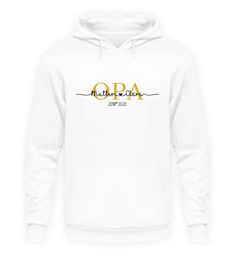 Opas personalisierbarer Premium Hoodie Springedition