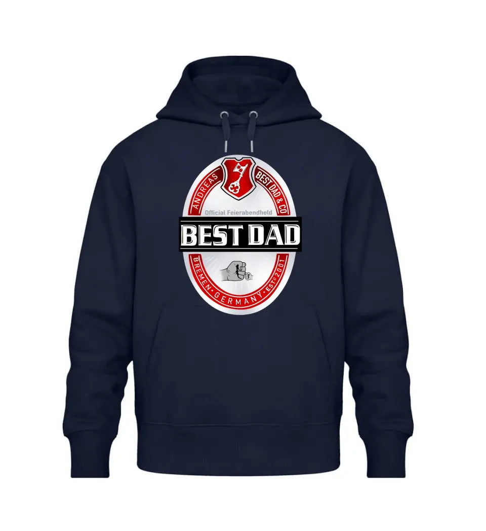 Best Dad Bier-Marke Premium Hoodie