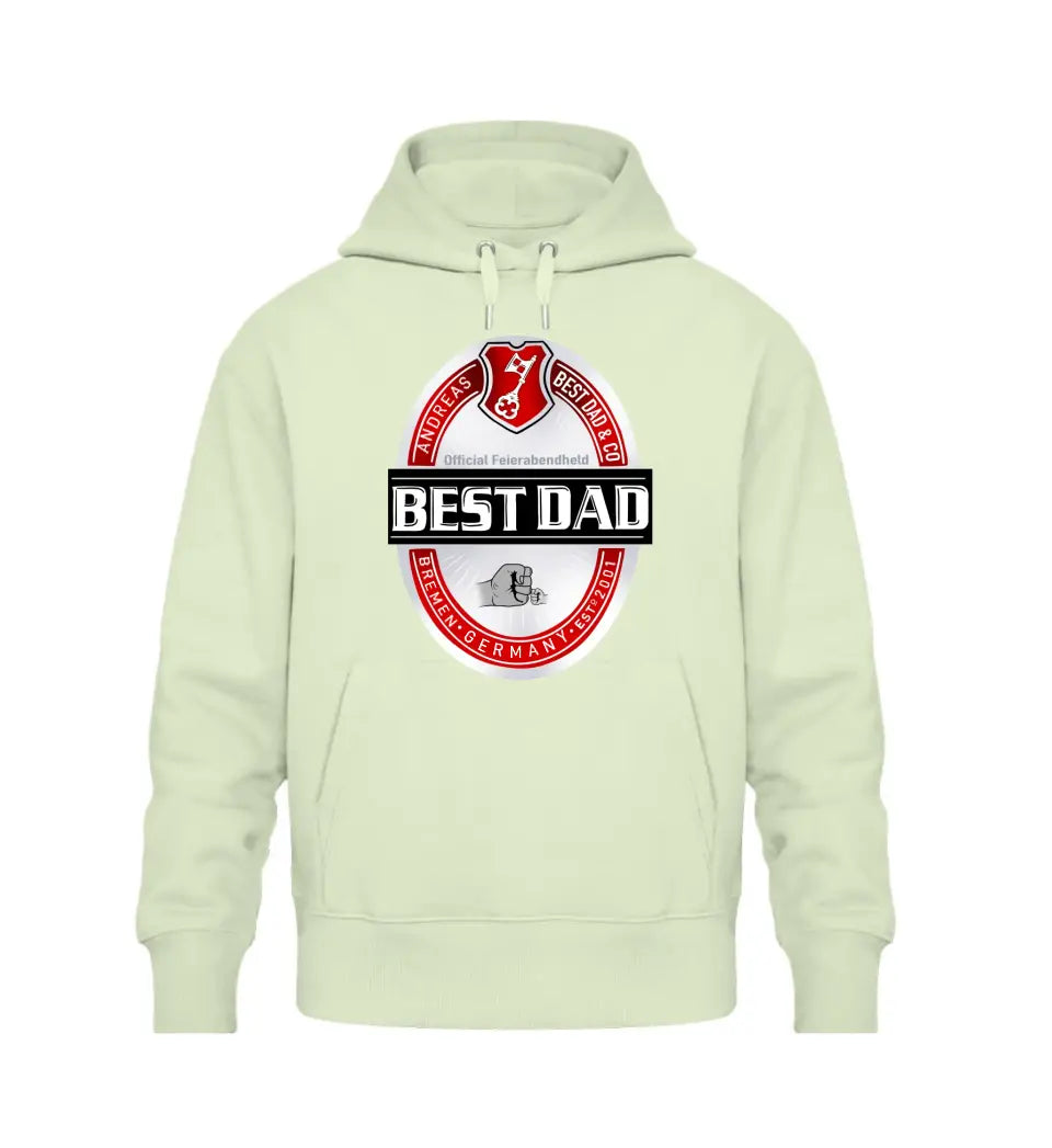 Best Dad Bier-Marke Premium Hoodie