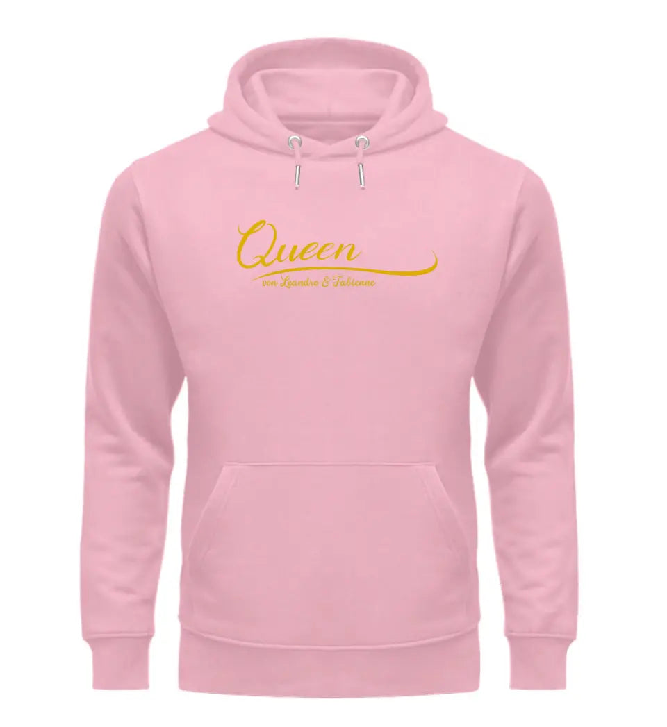 Queen Hoodie mit Kindernamen personalisiert