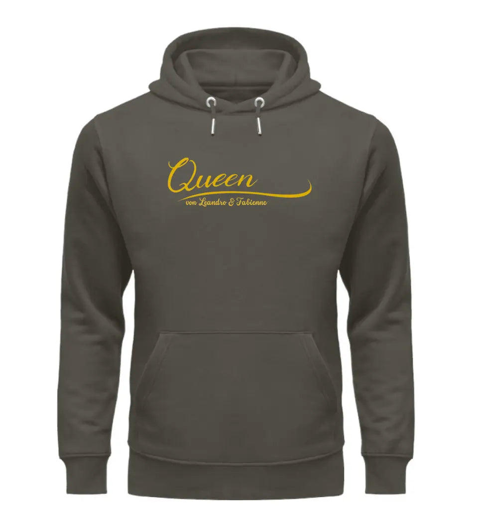 Queen Hoodie mit Kindernamen personalisiert