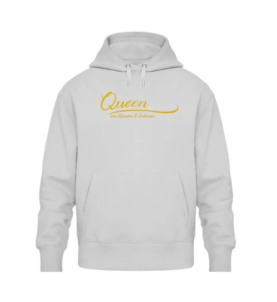 Queen Hoodie mit Kindernamen personalisiert