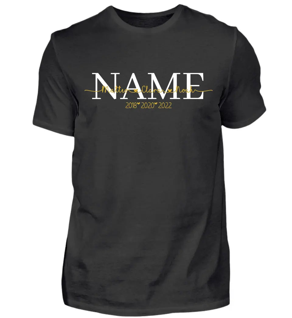 WUNSCHNAME Personalisiertes Premium Damen Shirt aus Biobaumwolle