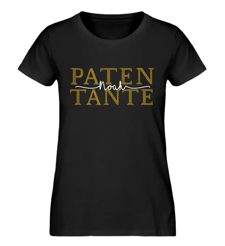 Patenonkel & Patentante personalisiertes Premium T-Shirt aus Biobaumwolle