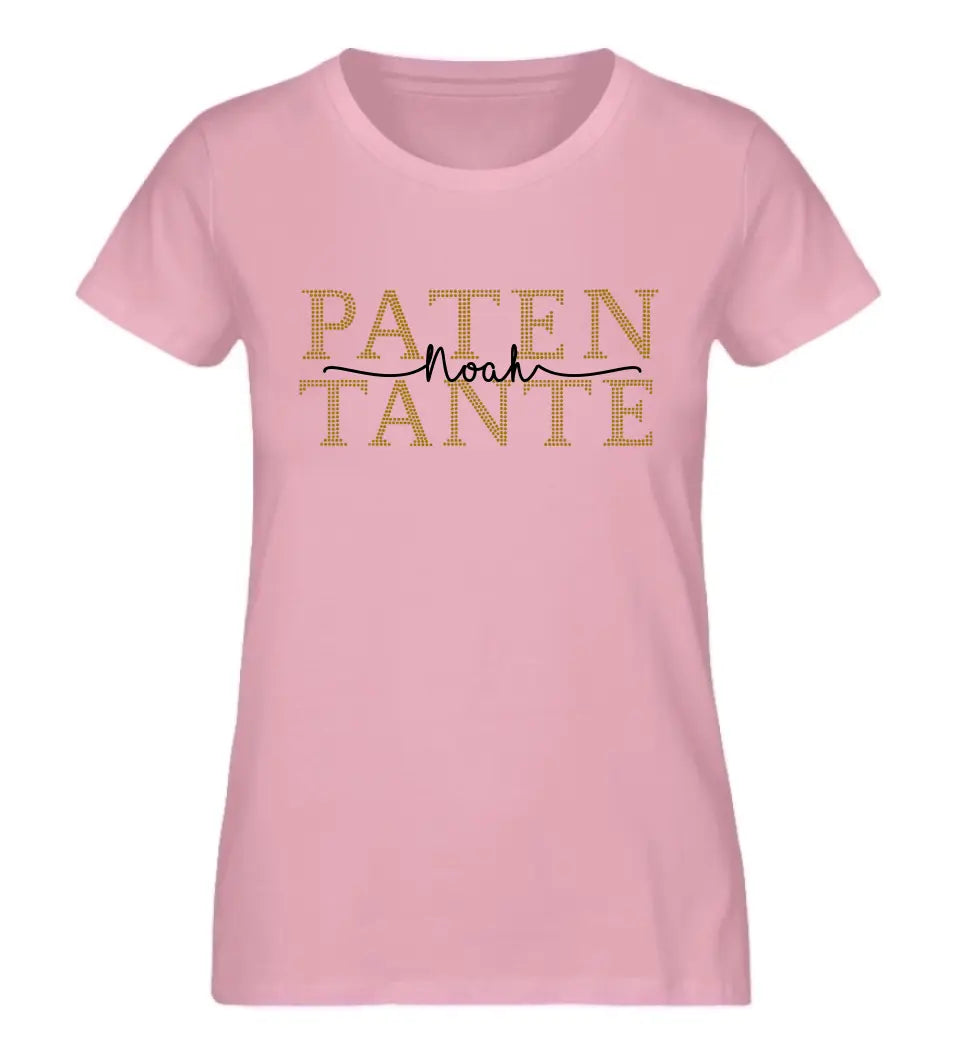 Patenonkel & Patentante personalisiertes Premium T-Shirt aus Biobaumwolle